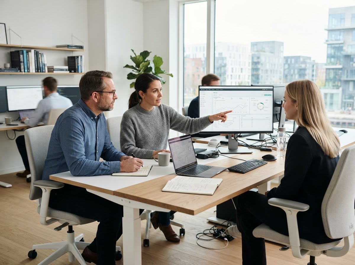 Weyva Uvely teamets arbejdsproces med dataanalyse og modeltest